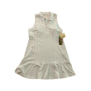 Lilly Pulitzer Delphina Tennis Dress Perfect Match Jacquard Resort White XL NWT